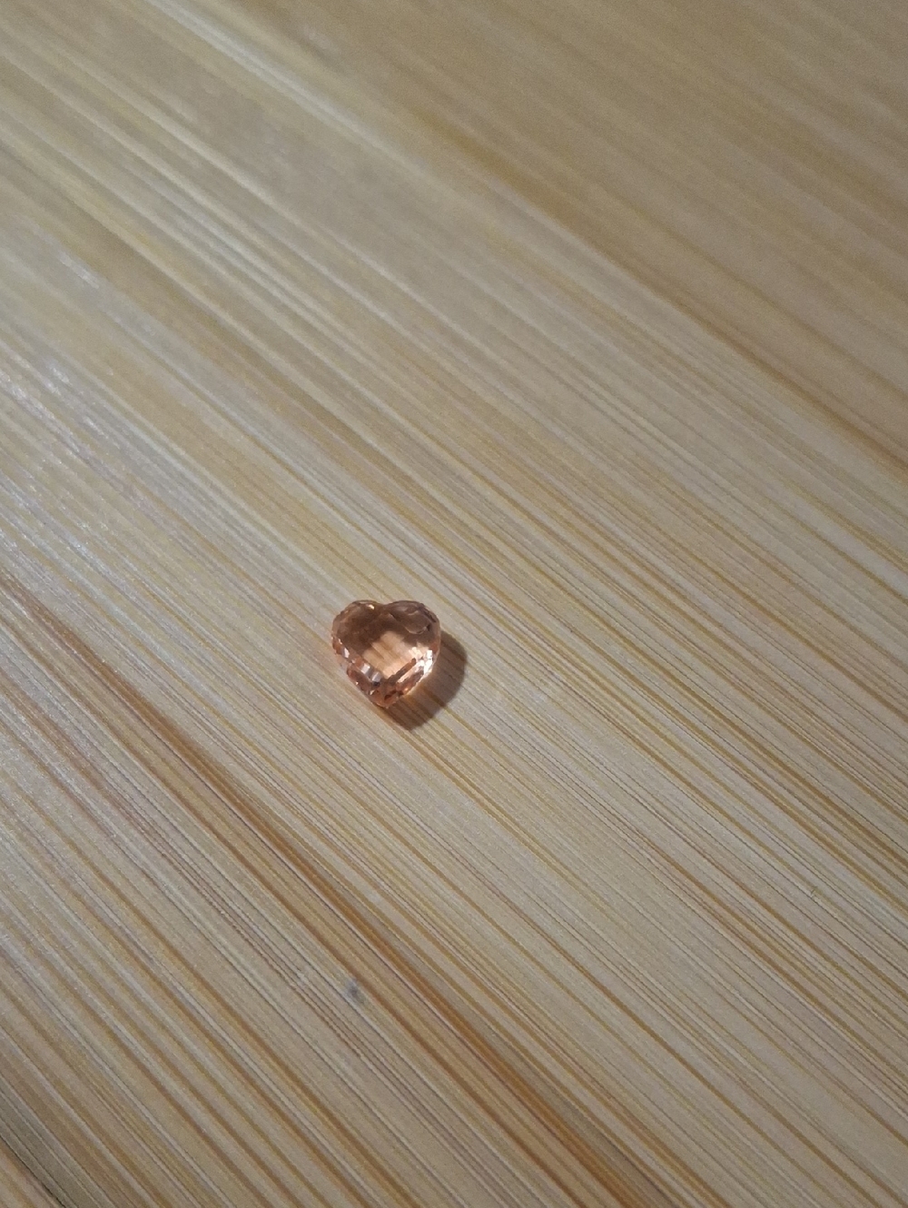 October Birthstone Heart Shaped Floating Locket Charm